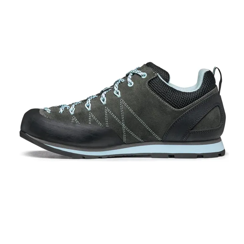 Scarpa Crux Women's Shoe in Shark/Blue Radiance-2