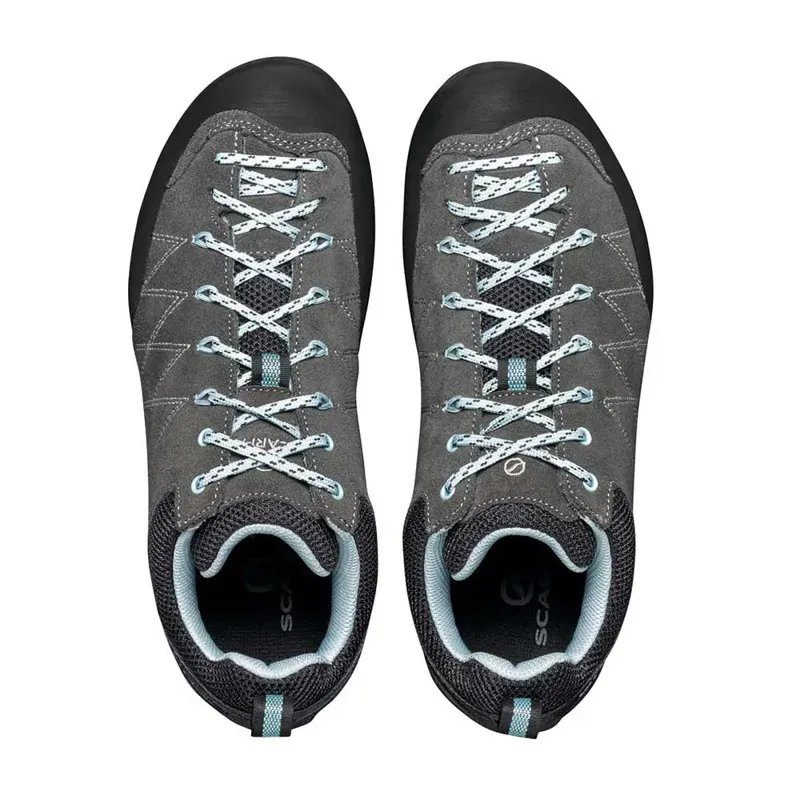 Scarpa Crux Women's Shoe in Shark/Blue Radiance-3