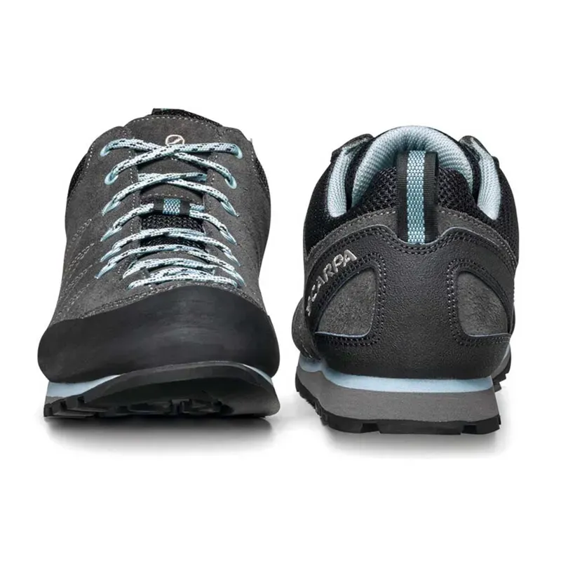 Scarpa Crux Women's Shoe in Shark/Blue Radiance-4